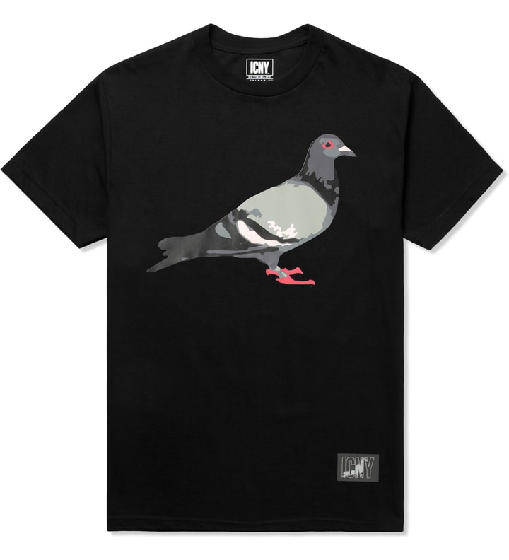 Staple x ICNY Black Design S/S Pigeon T-Shirt Placeholder Image