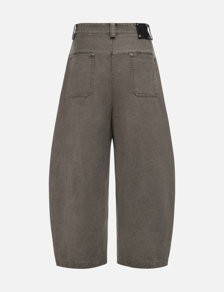 TEAM WANG design Reset Washed Wide-Leg Trousers