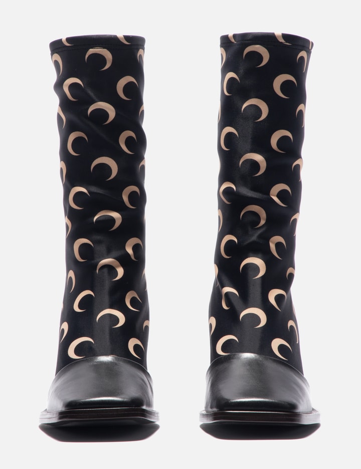 Regenerated All Over Moon Jersey Ankle Boots Placeholder Image