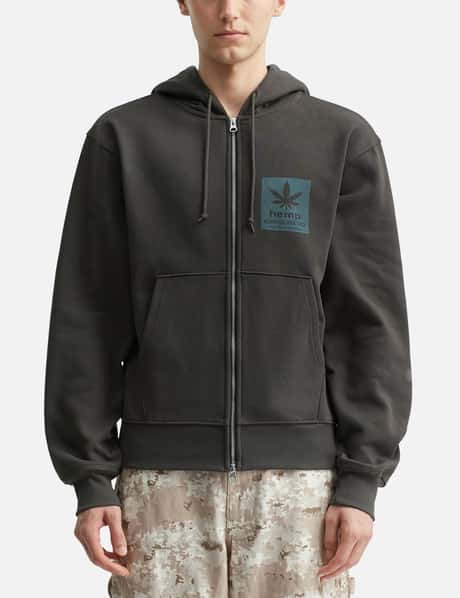 Hemp Zip Hooded Sweatshirt view 10