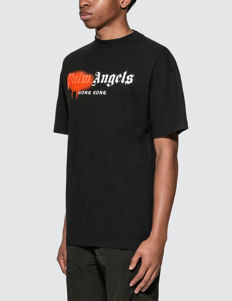 Palm Angels - Hong Kong Sprayed Logo T 