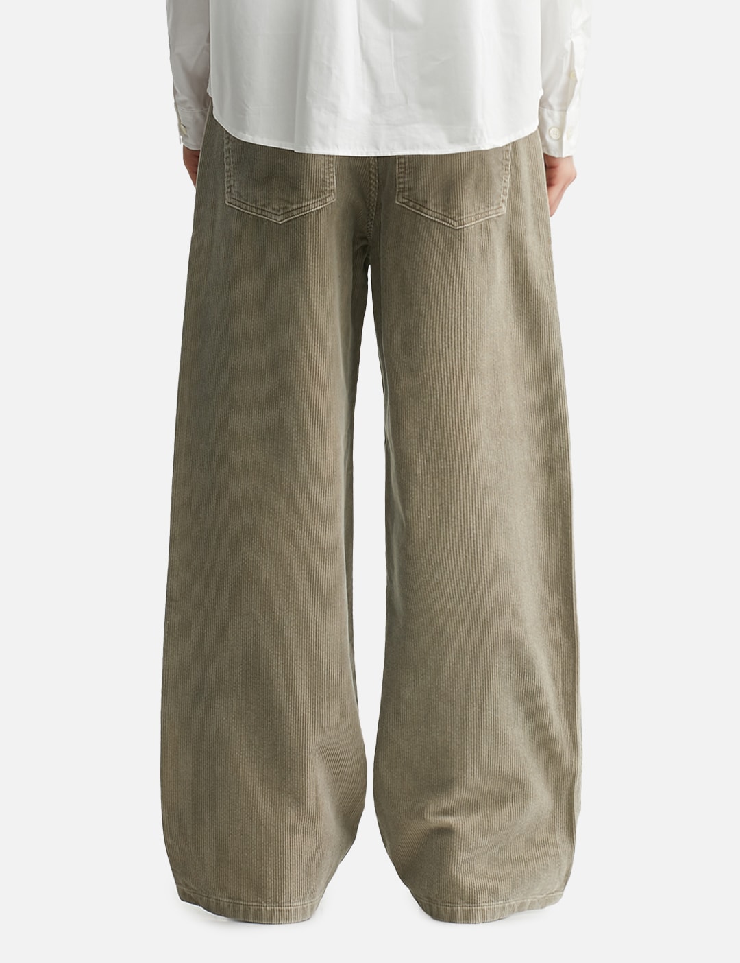 Corduroy Washed Semi Wide Pants view 14