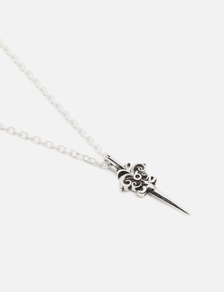 MIDNIGHTFACTORY Sword Pendant Oxidised Necklace