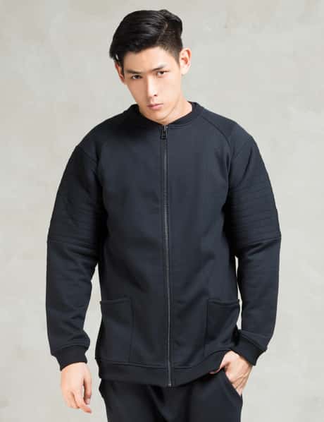 BIBI CHEMNITZ Black Lamel Fleece Jacket HBX Globally Curated