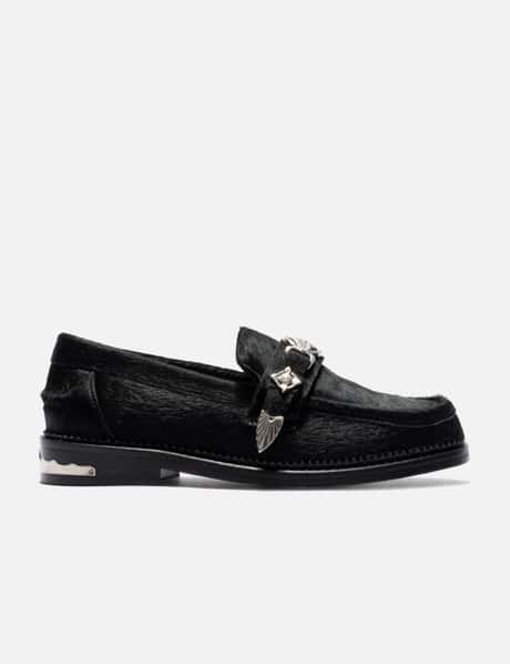Toga Pulla HBX EXCLUSIVE BLACK PONY LOAFER