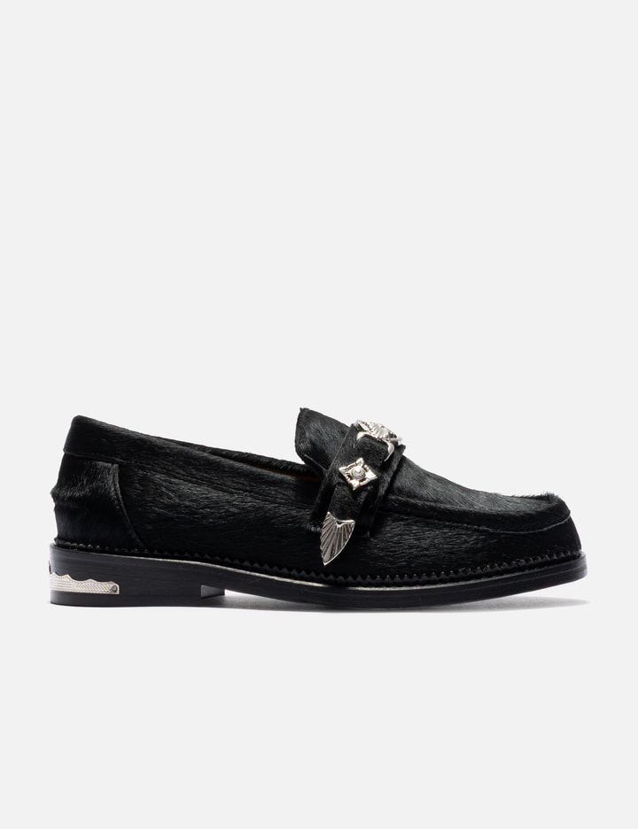 HBX EXCLUSIVE BLACK PONY LOAFER Placeholder Image