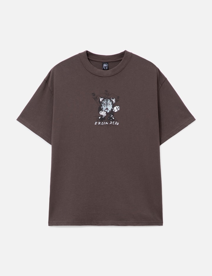 Brain Dead Time Is Nigh T-shirt In Brown