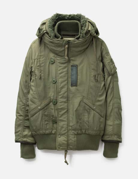 G.O.A N-2B Military Flight Jacket - Rugged insulated bomber with 