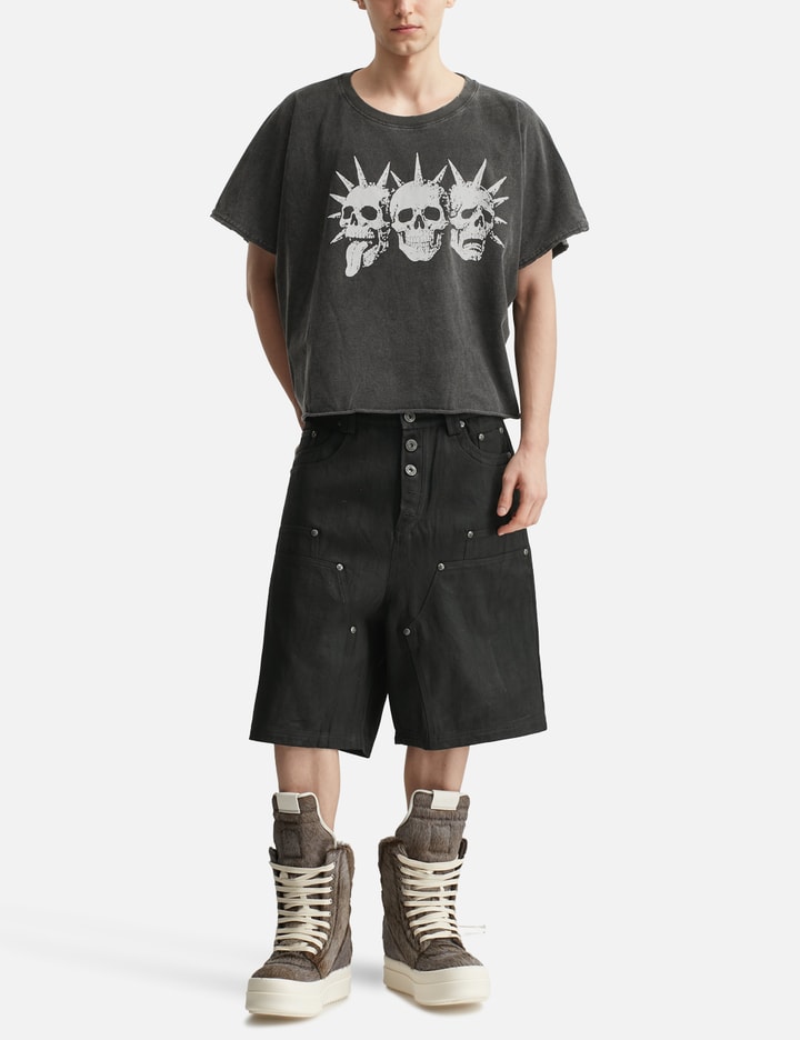 "Rexel" Waxed Double Knee Work Jorts view 5