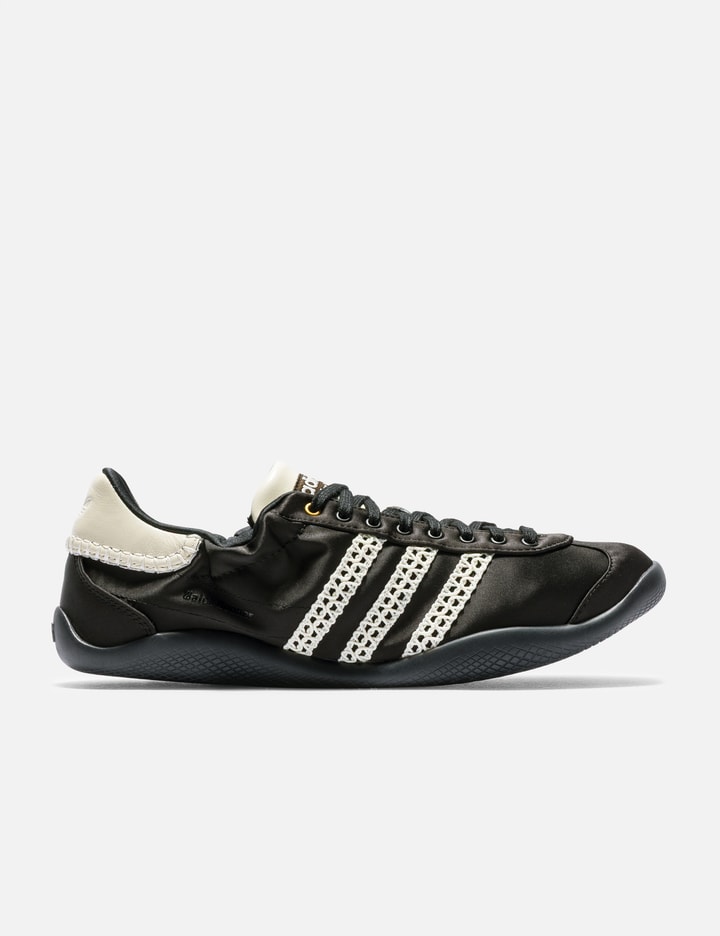 Adidas Originals X Wales Bonner Karintha Lo Satin Sneakers In Black