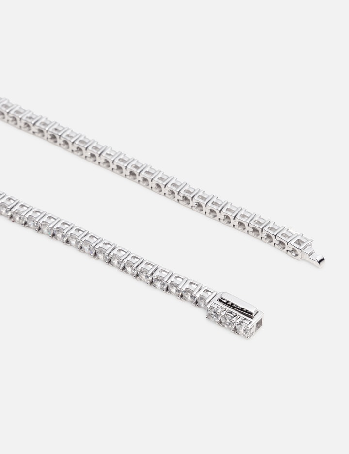 Hatton Labs Silver Classic Tennis Bracelet In Silver