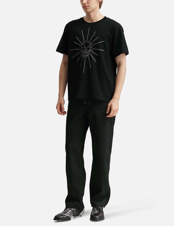 THUG CLUB Riding Skull Stitch T-Shirt