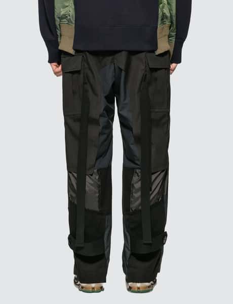 Sacai - Fabric Combo Pants | HBX - Globally Curated Fashion and 