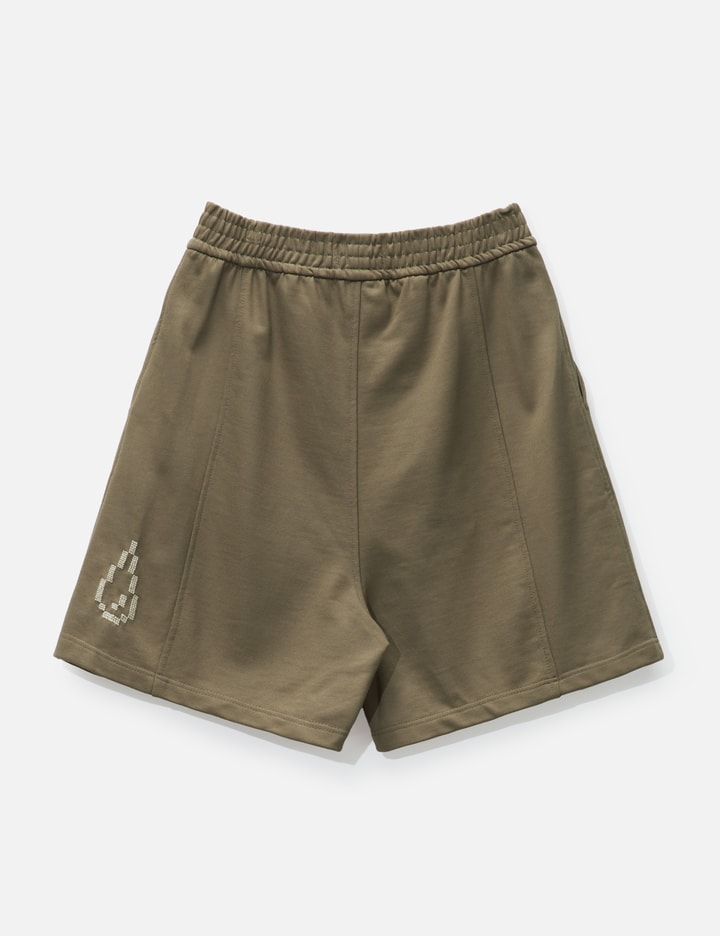 Shop Adish Cotton Shallow Waters Shorts In Green