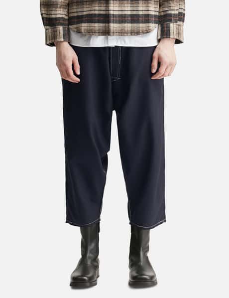 X Levi's Wool Pinstriped Cropped Pants view 10