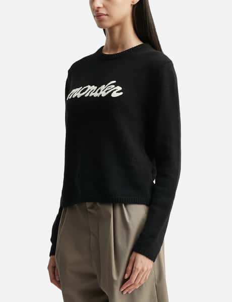 Embroidered Logo Wool & Cashmere Sweater view 7