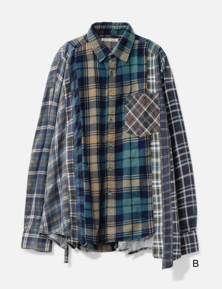 7 Cuts Wide Flannel Shirt Placeholder Image