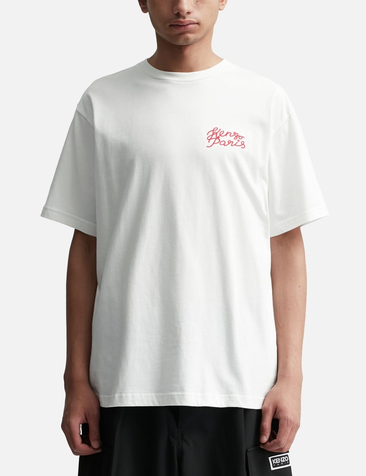 'KENZO HEART' OVERSIZED EMBROIDERED T-SHIRT Placeholder Image