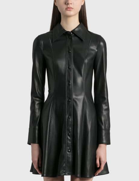 chinese dress ladies Tween Acacia Vegan Leather Dress Black Vegan Leather / MD (10)