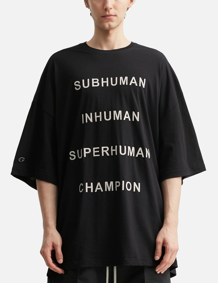 Rick Owens x Champion Tommy T-shirt W Subhuman Inhuman Superhuman Placeholder Image