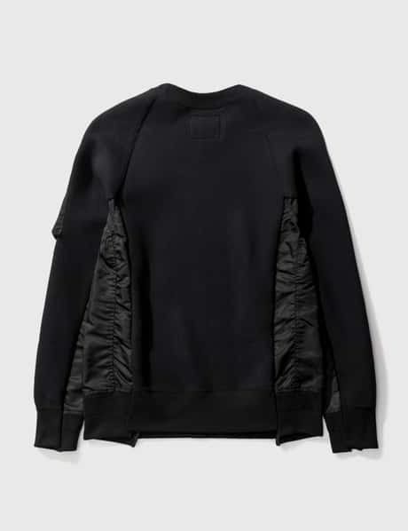 Sacai - Sponge Sweat MA-1 Pullover | HBX - Globally Curated 