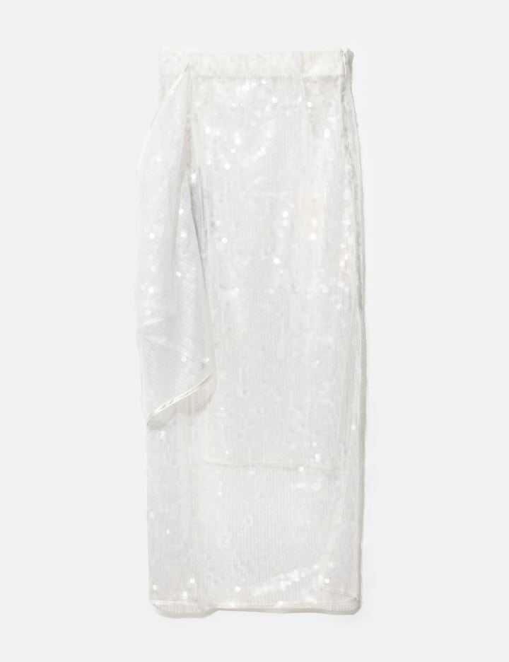 Eckhaus Latta Clear Sequin Skirt