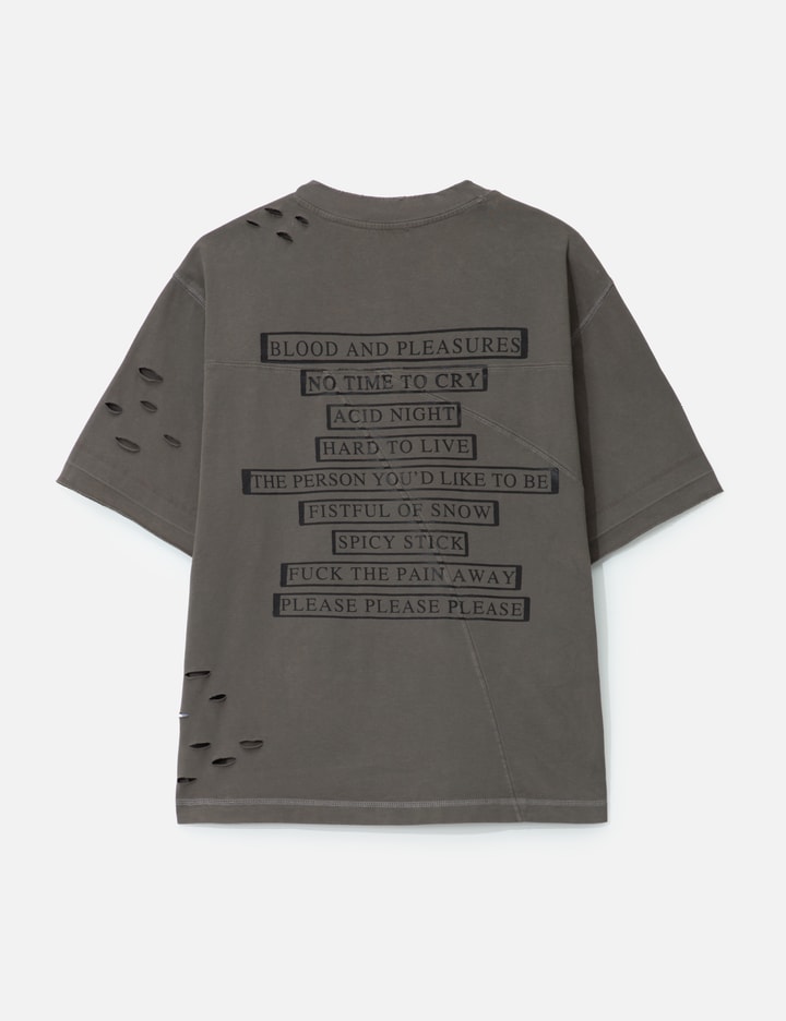 Naked Distressed Washed T-Shirt Placeholder Image