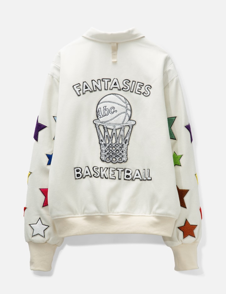 Abc. NBA Team Varsity Jacket (White) – Advisory Board Crystals