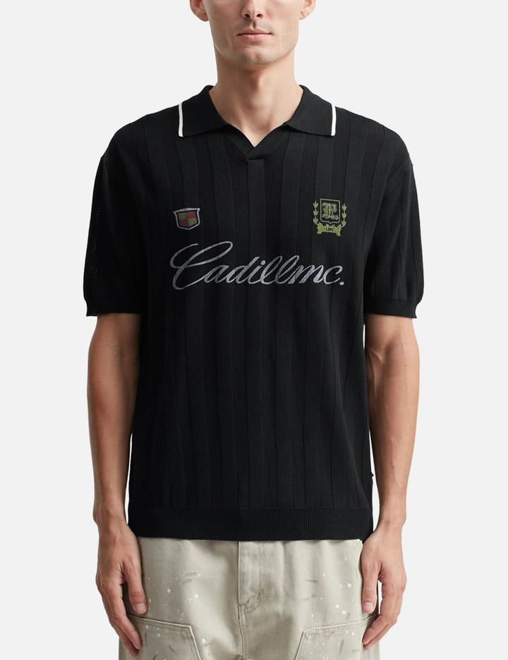 Mesh Knit Polo Shirt Placeholder Image