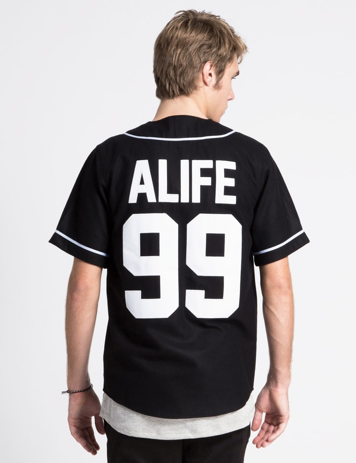 Black Antique A Baseball Jersey Placeholder Image