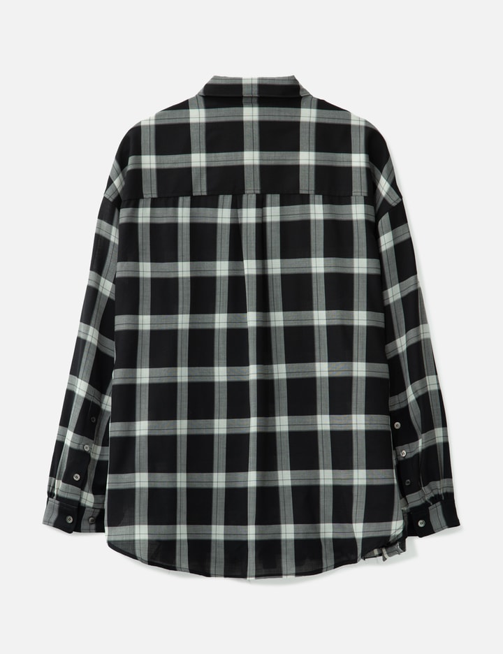 Asymmetric Pleats Check Shirt Placeholder Image