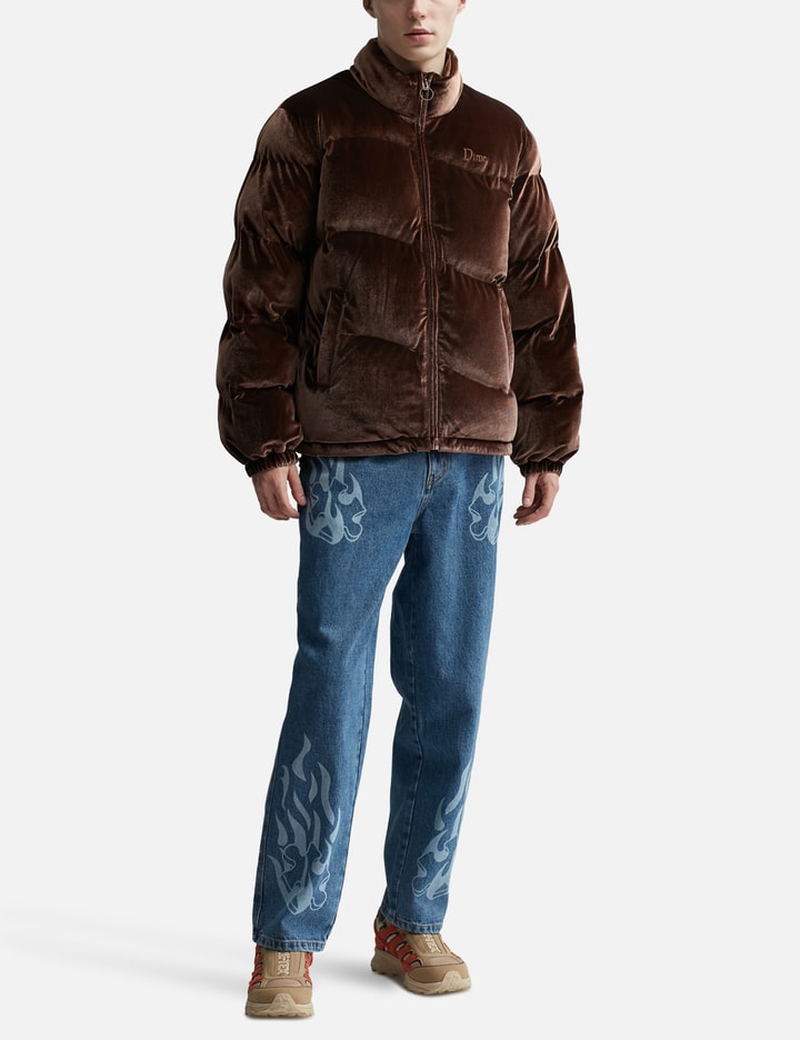 VELVET QUILTED PUFFER Placeholder Image