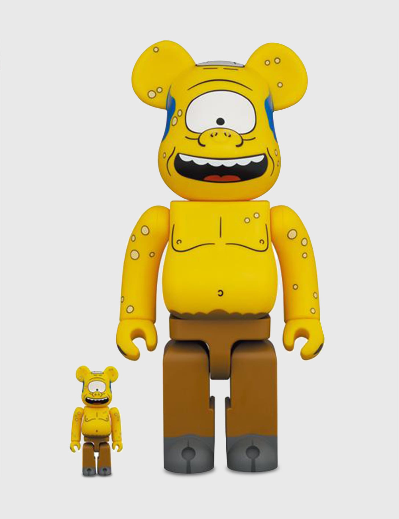 메디콤 토이 베어브릭 피규어 Medicom Toy Be@rbrick Simpsons Cyclops 100% &amp; 400% Set
