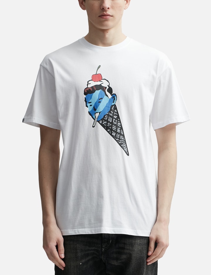 Shop Icecream Coneman S/s T-shirt In White
