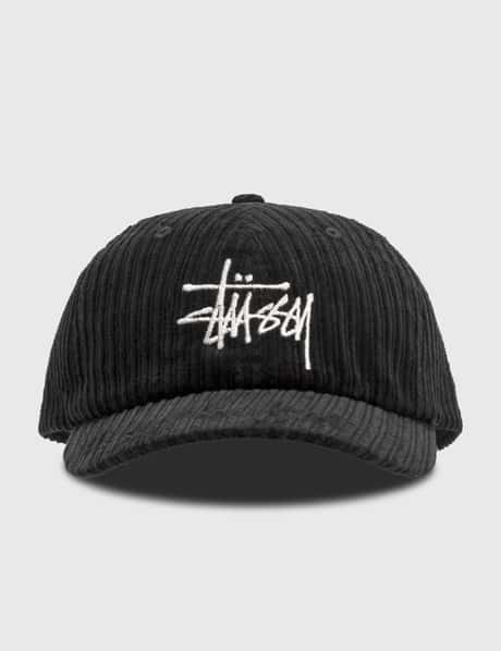 Stüssy 코듀로이 빅 로고 로우 프로 캡