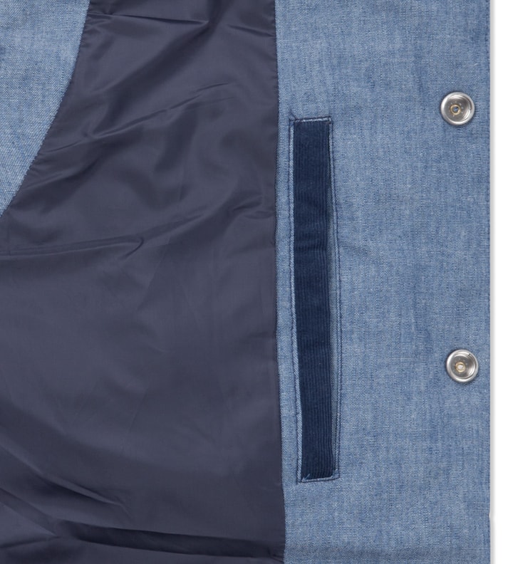Chambray Fripp Down Vest Placeholder Image