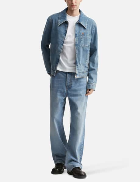 Contrasted Ami De Coeur Zipped Jacket view 14
