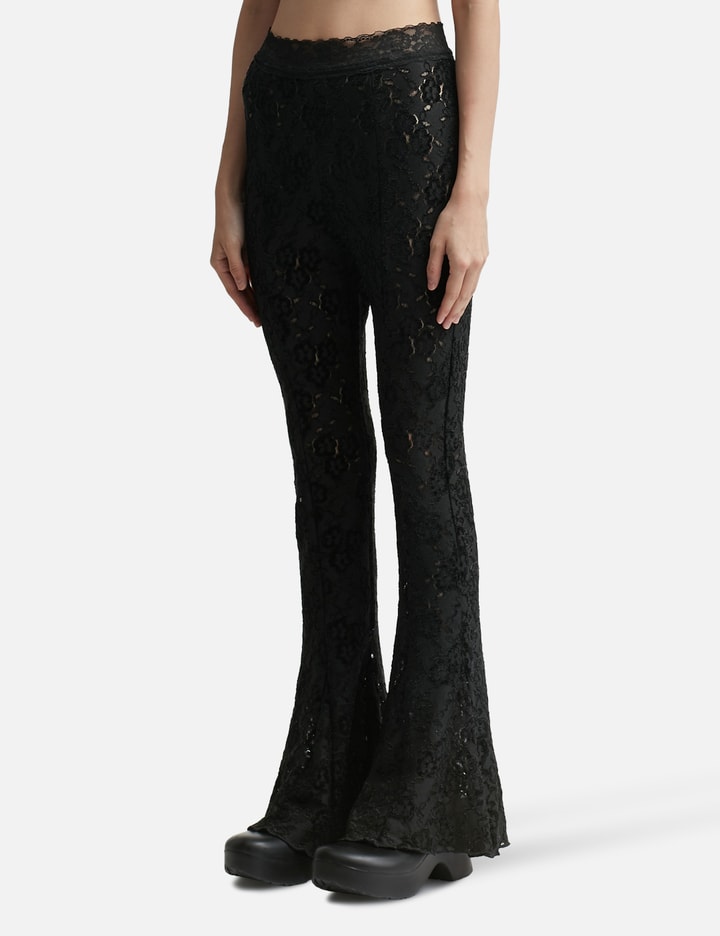 SEE-THROUGH LACE BOOTCUT PANTS Placeholder Image