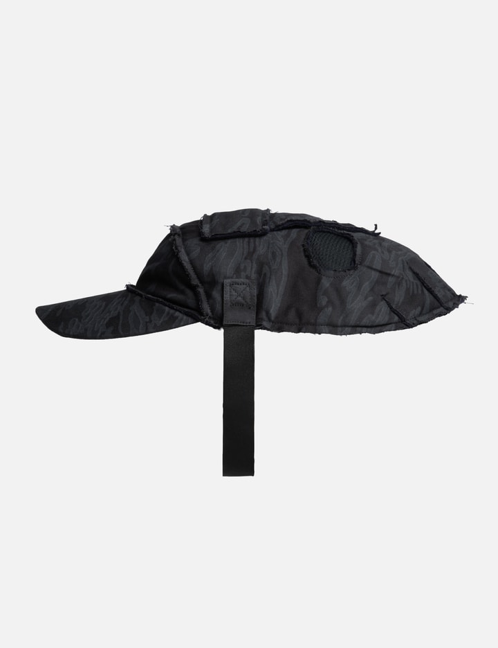 Maharishi Tigerstripe Camo E.c.w.s Cap / Mask In Black