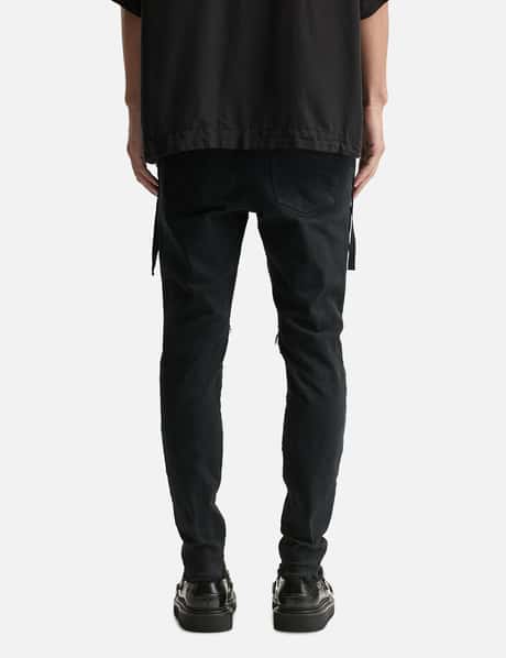 UC1E4515-2 Stretch Denim 4 Zips Jeans view 12
