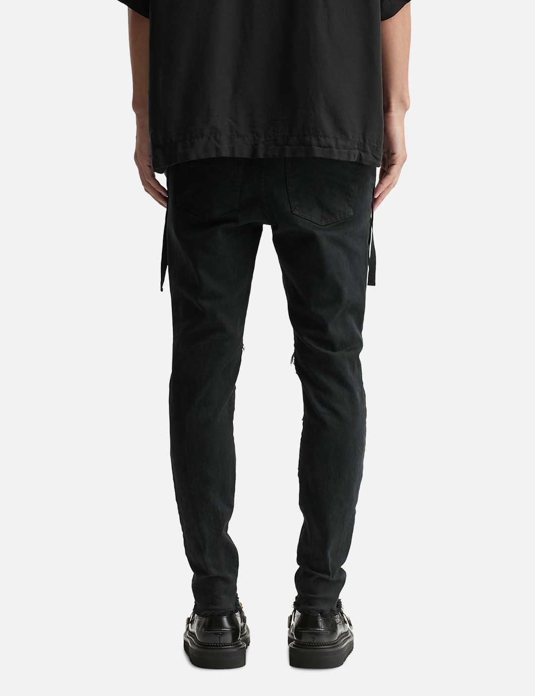 UC1E4515-2 Stretch Denim 4 Zips Jeans view 19