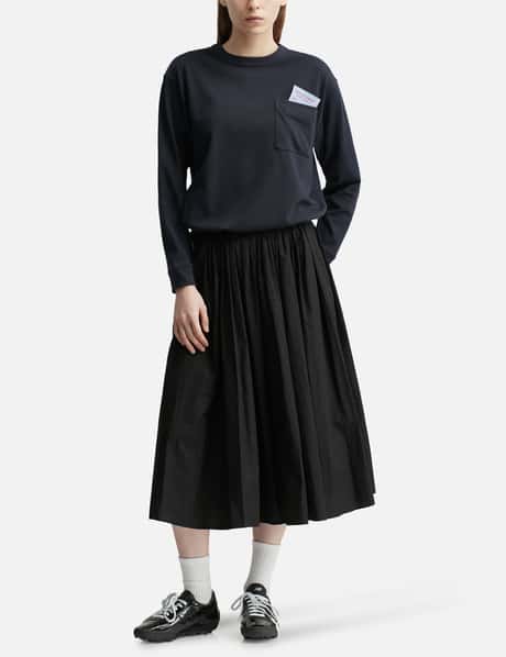 Suvin Compact Jersey Big QOL Tag Long T-Shirt view 14