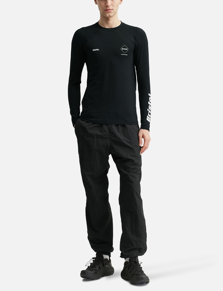 F.c. Real Bristol Underlayer Crewneck Top In Black