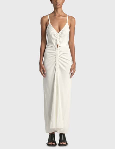 christopher esber ruched disconnect dress Christopher Esber - Ruched Disconnect Knit Cami Dress