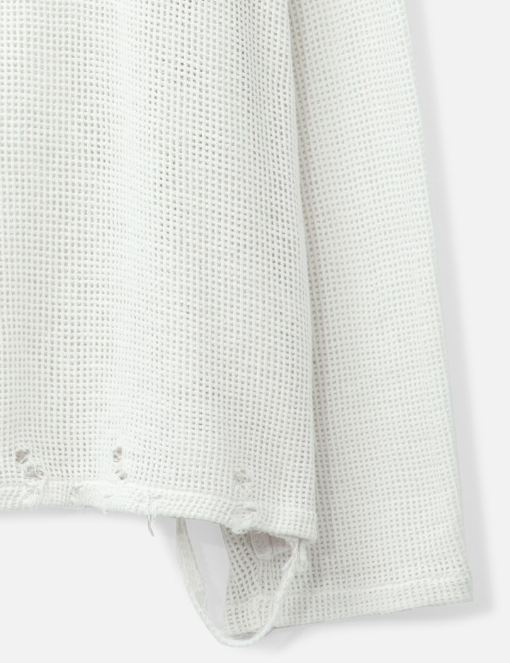 Ancellm Dyed Mesh Long Sleeve T-shirt