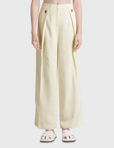 Recto High-rise Wide-leg Trousers