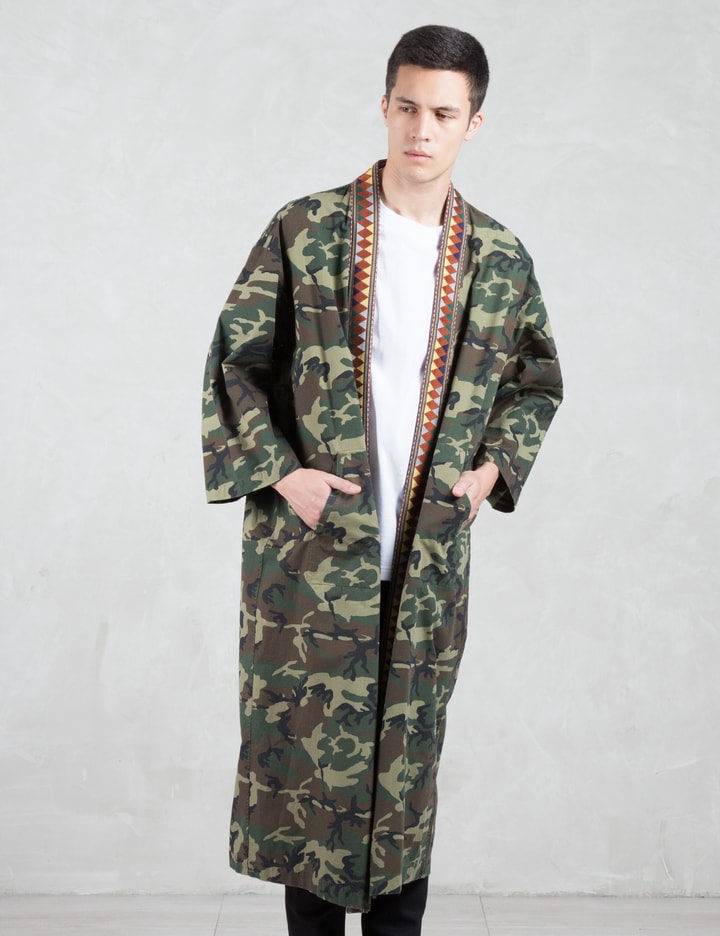 Woodland Camo Kimono Gown Placeholder Image