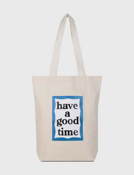 Have A Good Time - Blue Frame Tote Bag | HBX