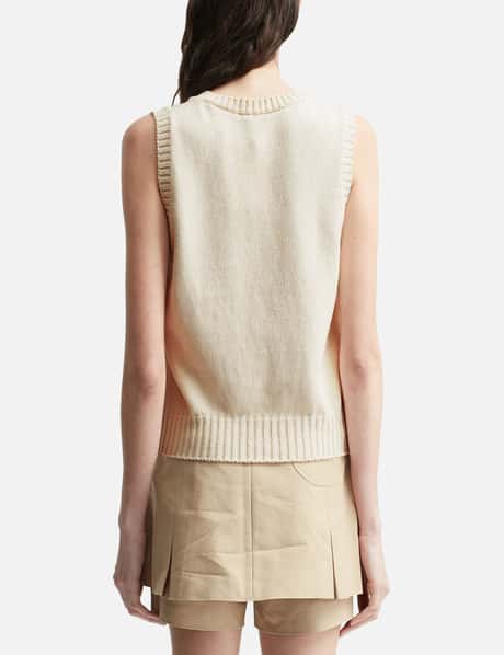 Piya Cotton V-Neck Vest view 9