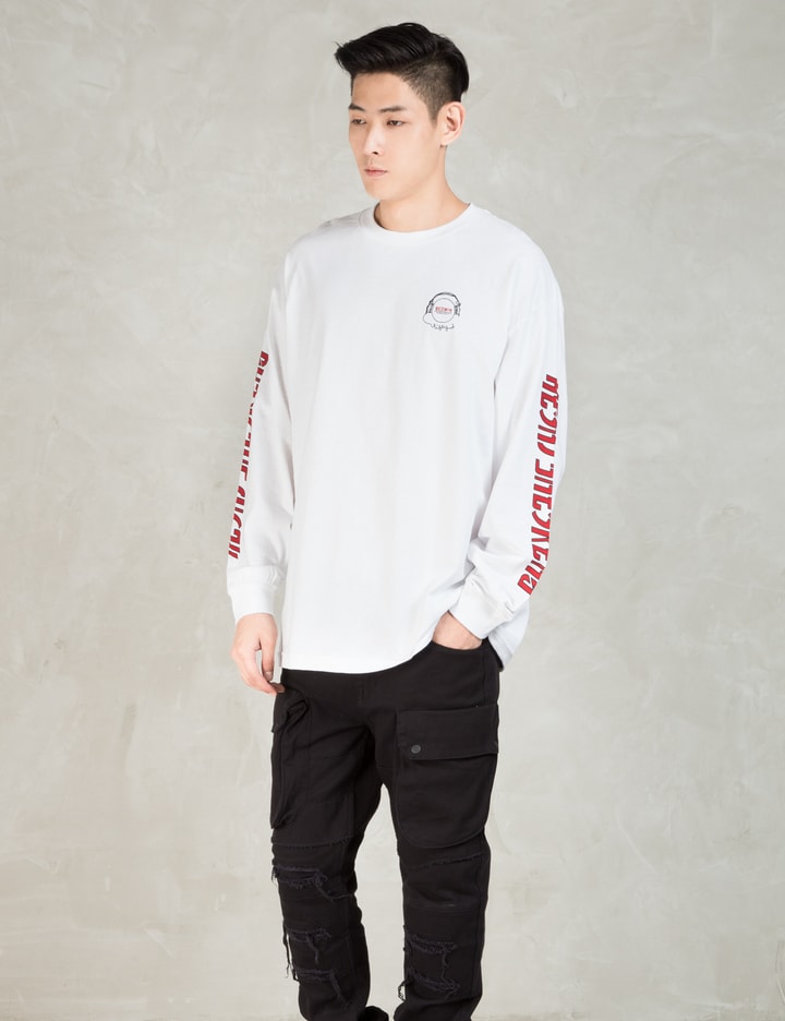 White Brb L/S T-Shirt Placeholder Image